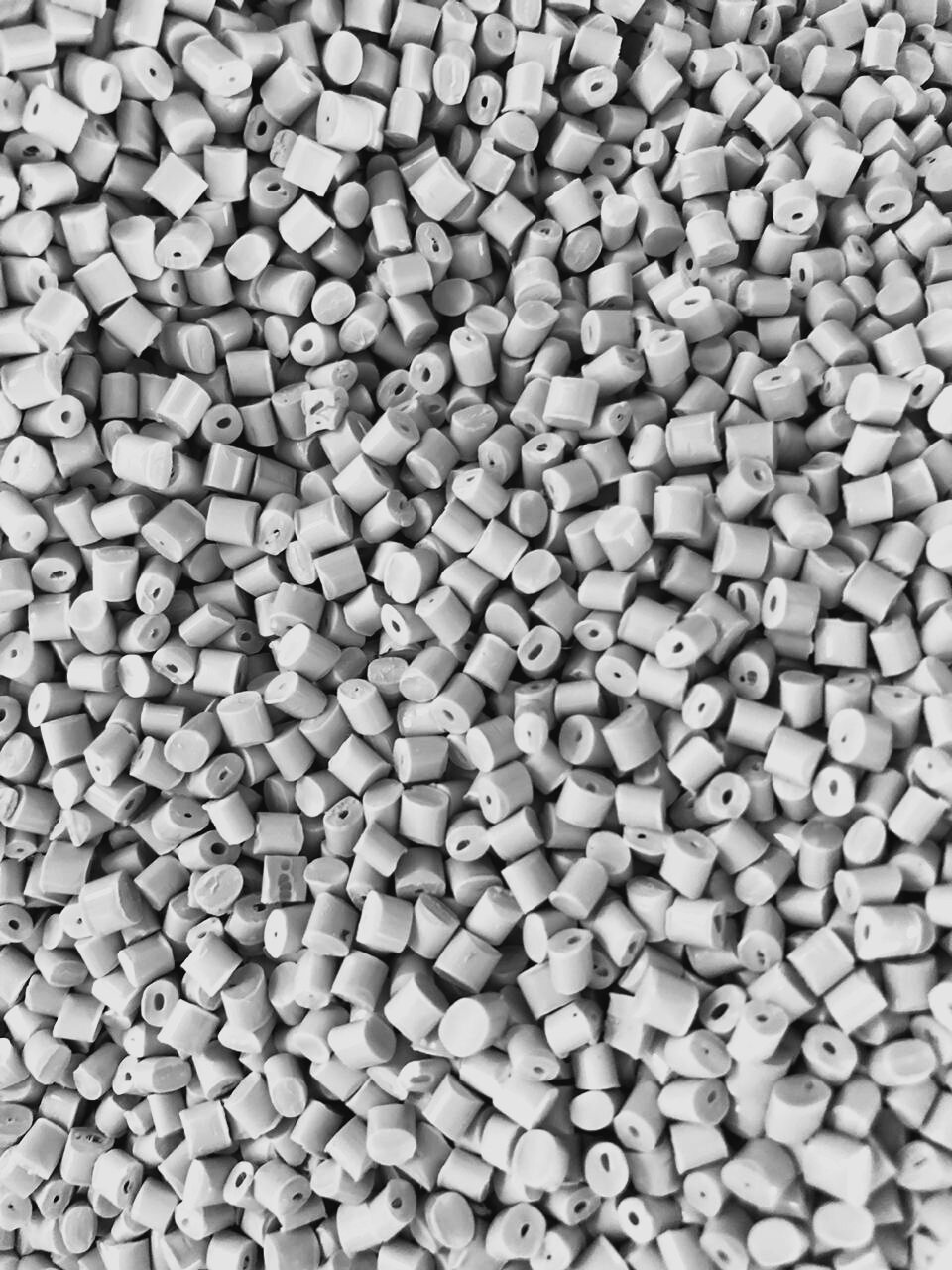 Recycled polymer pellets, reclaimed plastic, pelletised